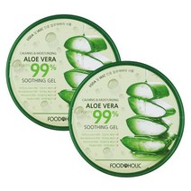 2개 알로에 수딩젤 300ml, 푸드어홀릭 알로에베라 수딩미스트 200ml