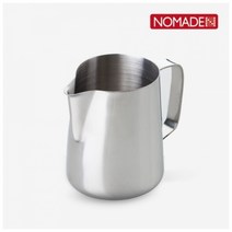 홈아트 우유 스팀피쳐 600ml 눈금표시 스팀피쳐 밀크피처 스텐계량컵 바리스타 라떼아트커피