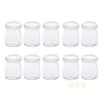 우유병 푸딩병 젤리병 요거트병 유리용기 100ml Wstug 증정, 유리병 10개 (100ml)