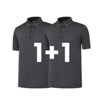 [1+1] 나인앤나인 시원한 쿨 냉감 스판 카치온 썬그립 Y카라 여름 반팔티셔츠 1+1(2P) S~3XL사이즈