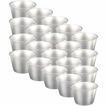 서리 제작소 푸딩 컵 중 18-8 스테인리스 20개 세트 일본제 159 霜鳥製作所 プリンカップ 中 18-8ステンレス 20個セット 日本製 159