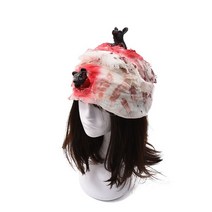 파티 동물 가면 썩은 공포 모자 크리스마스 탈 할로윈 일본 반 해피데스데이 용품 장식 다스베이더 실리콘 도깨비 머리띠, 단일사이즈, B