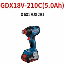 보쉬 충전 임팩 드라이버 전동 드릴 GDX18V-210C 18V, 단품