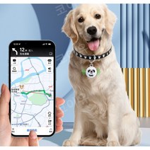 강아지gps 반려견 고양이 애견 위치추적기 산책 목걸이 분실방지, A, 1개