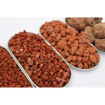 나나가든 천연 화산석 벽돌색 1kg 4가지사이즈 복토 마감토 화장토 예쁜돌 꾸밈돌 화분장식, 천연화산석 벽돌색3-5mm 1kg, 1개