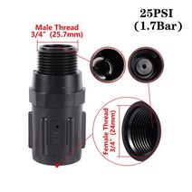 물주기 화분 급수정원 관개 3/4 "BSP 스레드 수압 조절기 드립 밸브 15/20/25/30/45PSI 시스템, 03 25PSI (1.7Bar)