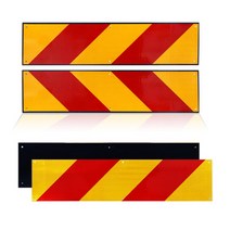 대형 화물차 트럭 후부 반사판 KC인증 600x140, 알루미늄 대 우측 + 보조판