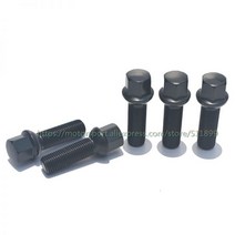 휠 스페이스 허브 스페이서 실버 블랙 볼 시트 연장 나사 확장 러그 볼트 12x15 28 35 40mm 45mm 50mm 1 개, 40mm silver