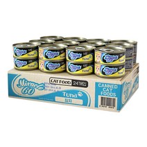 고양이간식 고양이캔 미라클 젤리타입 60g 24개 4가지맛 콤보, 참치