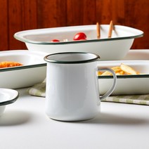 모던하우스 홈쿡 법랑 머그560ml CREAM CK1321027, 단품