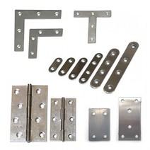 아이베란다 스텐 꺽쇠 ㄱ자 연결철물 코너 평철 브라켓 모음, 2-02.플레이트 38x60mm