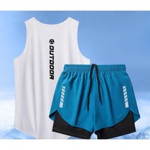 쿨 마라톤 복장 세트 러닝복 조깅 상하의 나시 여자마라톤복장 XL XXL XXXL 빅사이즈, M, D