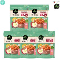 (냉장)비비고 우리아이한입썰은김치270gx5개, 1세트