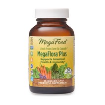 메가푸드 메가플로라 플러스 프로바이오틱 유산균 500억 CFU 캡슐 비건, 30개입, 1개