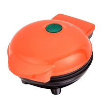 전기 와플 메이커 휴대용 다기능 미니 요리 가전 NonStick 아침 기계 주방, [06] 주황색, [04] AU