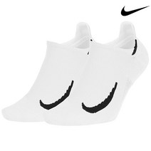 나이키 2P 양말 SX7554-100 멀티플라이어 노쇼 삭스, 26