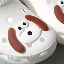 비즈아이 [6407-12]실리콘부착형 강아지얼굴 1세트(눈1+귀2+입1)