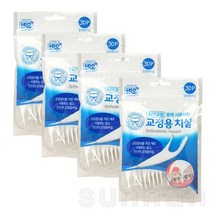 네오 교정용 치실 30P/치아교정/교정용/일회용/치실/이쑤시개, 4개