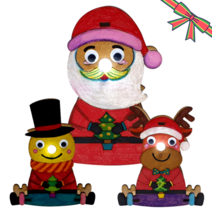 맘이샵 크리스마스 LED 산타 루돌프 눈사람 만들기세트, 2. 눈사람