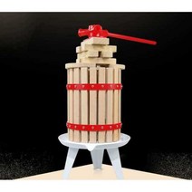 수동착즙기 원목 프레스 원액 과일 회전식 사과 즙 6L, 상세 페이지 참고