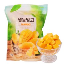 [뉴뜨레]냉동 망고 다이스 1kg 3개/5개/10개, 3개