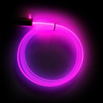 (와이어/LED 별도옵션판매) 자동차 차량용 12v~24v LED 엠비언트 앰비언트 라이트 4세대 무소음 광섬유 무드등 EL와이어, 1개, 엠비언트LED/핑크(와이어별도)