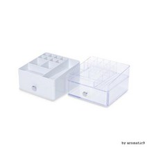 화장대 아크릴 미니서랍장 화장대소품 화장품정리, 색상_투명