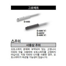 한국SMC 유접점 오토스위치 D-A93 (리드선 0.5M), 1개
