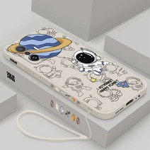 우주 비행사 실리콘 전화 케이스 샤오미 미 11 라이트 5G NE 후면 커버 12s 울트라 12x12s 10 프로 끈이 있, 04 For Mi 11 Lite 5G, 04 B-YK000304