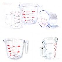 베이커리 용량 비커 눈금컵 투명 홈베이킹 500ml PC 계량컵 250ml, A타입 500ml