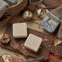 라 사본느리 드 니옹 메탈박스 비누 틴솝 100g 코튼플라워향, 07 밴 30506