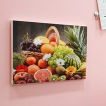 아트박스/꾸밈 bc131-캔버스액자33.4x24.2_풍수과일바구니, 이미지2