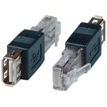 크리스탈 USB 전송 네트워크 플러그 2 팩 to Female 커넥터 USB USB, 한개옵션0