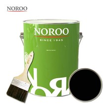 노루페인트 슈퍼에나멜 플러스 유성 에나멜 페인트 1L 기존색상, 유광검정색, 1개
