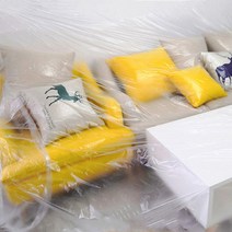 공사 공업용 비닐 랩 스트레치 필름 이사 건축용 통 보양지 롤 포장지 방진 커버 보호, 스티커형, 3mx25m, 1개