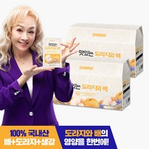 참앤들황토농원 맛있는 도라지와 배즙 2박스(100mlx60포), 맛있는 도라지와배즙 2박스 (60포)
