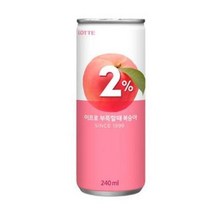 칠성 갈증해소 아미노산 2%부족할때 복숭아 캔 스포츠음료 이온음료 240ML 30개, 14세트
