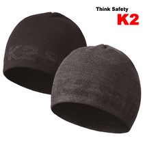 k2 플리스비니 (블랙) 방한 겨울 남여공용 니트 비니 모자, 블랙