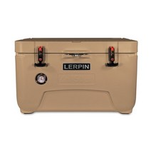 아이스박스40리터 lerpin 공장에서 도매 50qt rotomolded 식품 등급 lldpe 쿨러 상자, 갈색