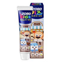 2080 키즈 3스텝 브레드이발소 치약, 75g, 1개