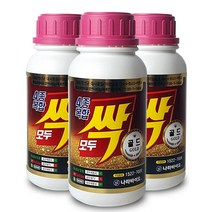 모두싹(4종복합 빨간라벨)500g - 나라바이오 모두싹 빨간모두싹 충 인산 가리 비료 액상 복합비료 배추 마늘 양파 고추 전용 영양제, 3개, 500g