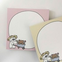 onod studio [오노드] 머피 프랭키 플라워 메모패드, 선택:옐로우(yellow), 단품
