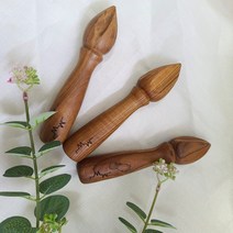 모어우드 원목 레몬 착즙기 수동 스퀴저 과일 즙짜개 원목 나무 스퀴즈