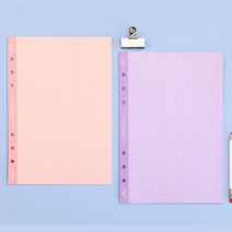 A5 육공 모눈속지 리필 컬러내지 수첩 플레픽 다이어리, 02라벤더