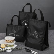 심플 사각 보온보냉백, 심플 사각 보냉백_선인장_L