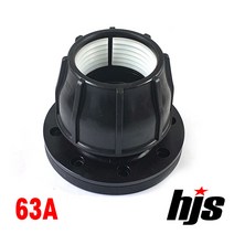 HJS 신규격 PE 후렌지 소켓 63A (수도용 이음관 63mm ISO 신KS 규격), 1개