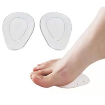 2Pcs 풋 케어 보이지 않는 실리콘 젤 하이힐 쿠션 프로텍터 피트 슈 백 삽입 패드 Insoles 통증 완화 스티커, [01] One Pair