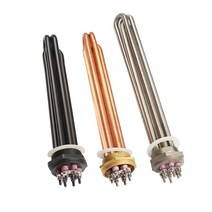심야전기 온수보일러 사각히터 봉히터 1.52인치 3kw, DN40 230mm 220V3kw