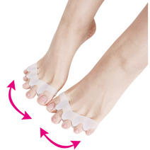 실리콘 발가락 보호대 2p 1세트, 흰색