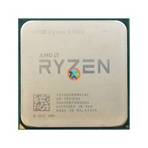 CPU AMD Ryzen 5 1600 R5 3.2 GHz 6 코어 12 스레드 65W CPU 프로세서 YD1600BBM6IAE 소켓 AM4 라이젠 중고, 한개옵션0